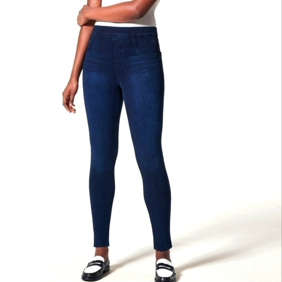 SPANX Denim - SPANX Jean-ish Ankle Leggings In Twilight Blue